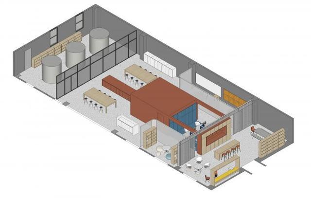 泛亚电竞BIM建筑｜圣东尼创想空间  白鹭设计(图3)